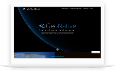 Création d’un site web pour GeoNative