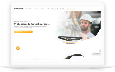 Création d’un site web pour GEOSECURE