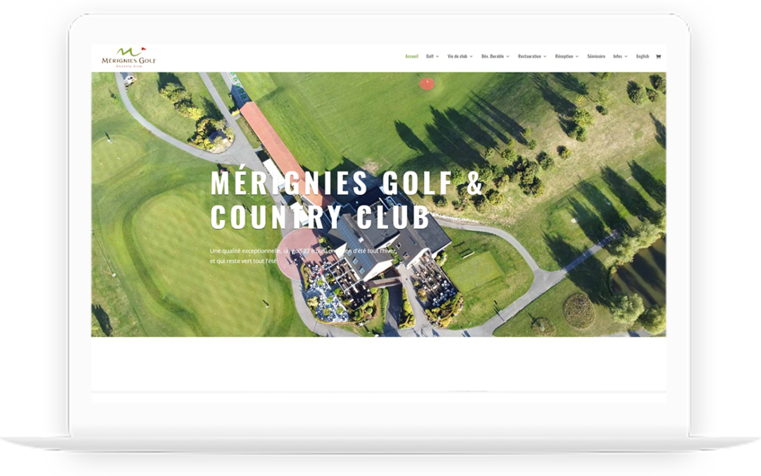 Création d’un site web pour le golf de Mérignies