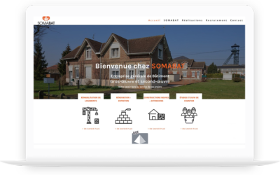 Création d’un site web pour SOMABAT