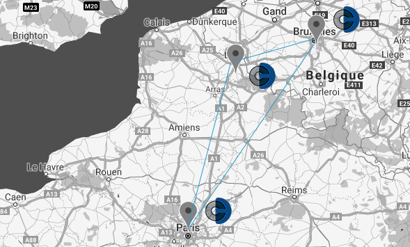 Carte des agences DC DIGITAL