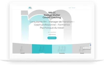 Création d’un site web pour Nadège MULLIER Conseil Coaching