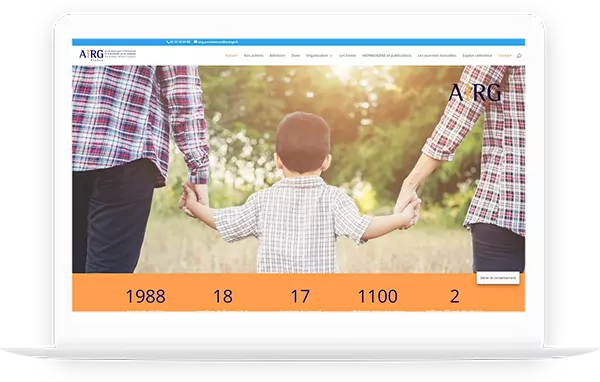 Création d’un site web pour AIRG