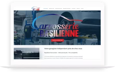 Création d’un site web pour la Carrosserie Basilienne