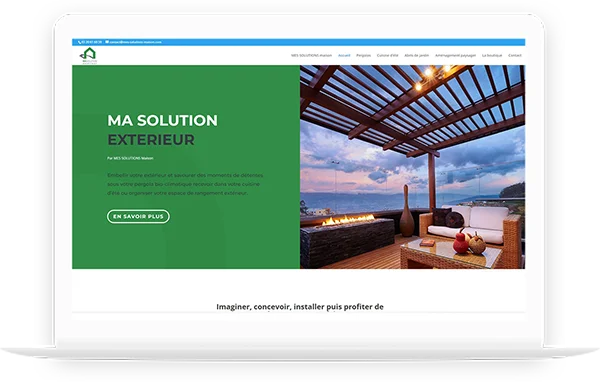 Création d’un site web pour Ma Solution Extérieur
