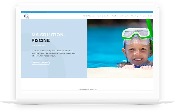 Création d’un site web pour Ma Solution Piscine