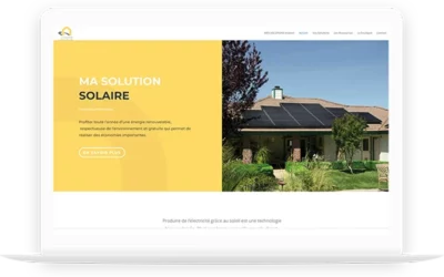 Création d’un site web pour Ma Solution Solaire