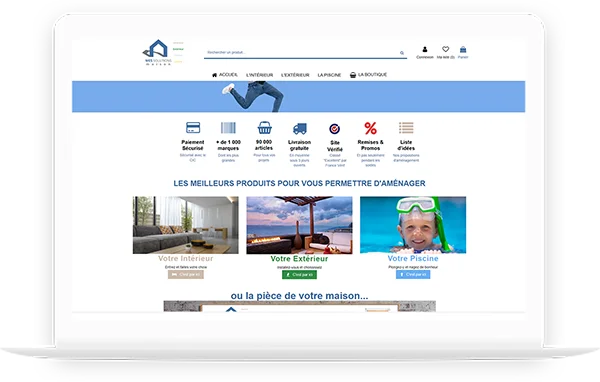 Création d’un site web e-commerce pour Mes Solutions Maison – Shop